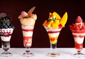 ふんだんに盛り付けられた夏のフルーツたち♪「資生堂パーラー 銀座本店サロン・ド・カフェ」の“2022真夏のパフェフェア”