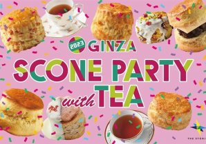 2023年初スコーン！英国式ティータイムを楽しみましょう！1月5日（木）から銀座三越で「スコーンパーティー with TEA 2023 @GINZA」開催いたします。