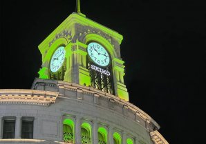 【銀座・和光】6月5日（日）環境の日 和光の時計塔がグリーンにライトアップされます