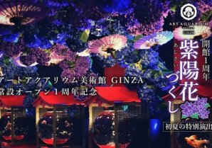 祝開館1周年！　アートアクアリウム美術館 GINZA　4月26日より初夏特別演出「紫陽花づくし」がスタート！
